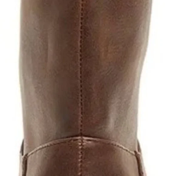 Rocket Dog Idea Brown Boot Women's Faux Fur Lining, Chunky Heel Size 7 - Picture 4 of 6